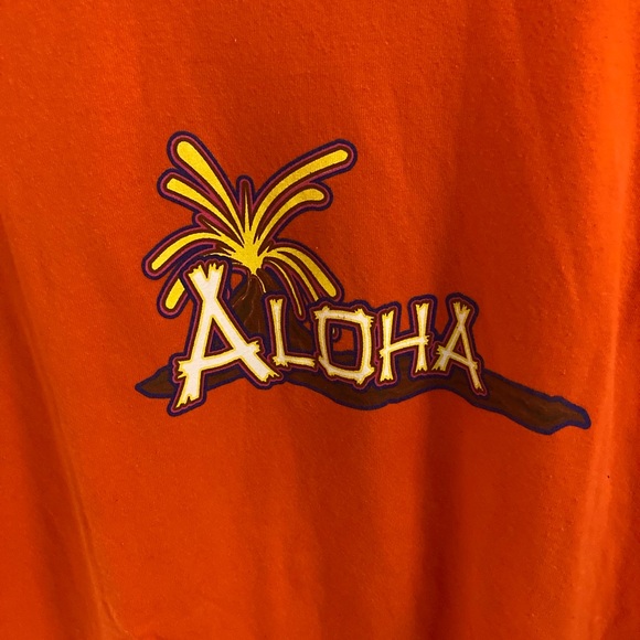 Vintage Aloha orange short sleeve t-shirt - Picture 3 of 6